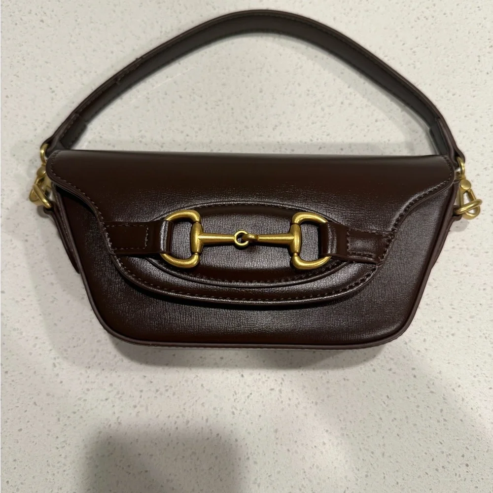 Anthropologie Delilah Horsebit Bag| Crossbody - Picture 1 of 3